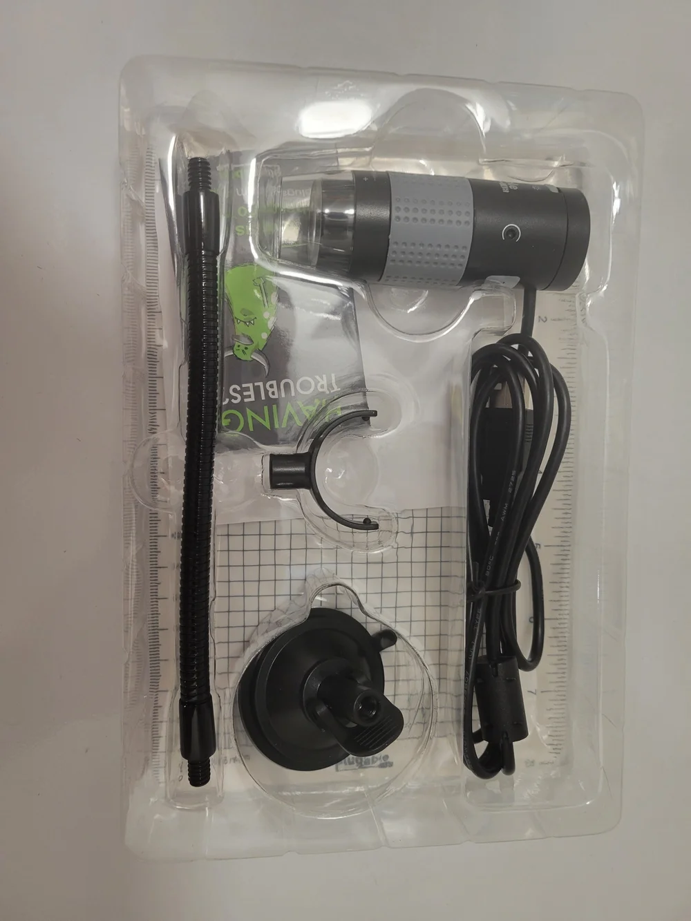 USB Digital Microscope - Black Flexible Stand